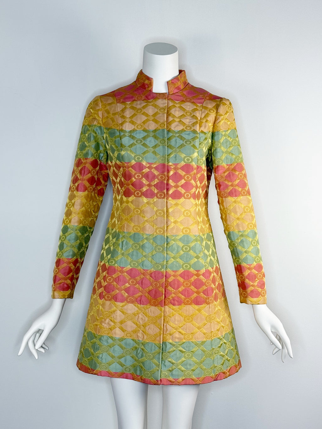 1960s Brocade dress by Brenner Couture