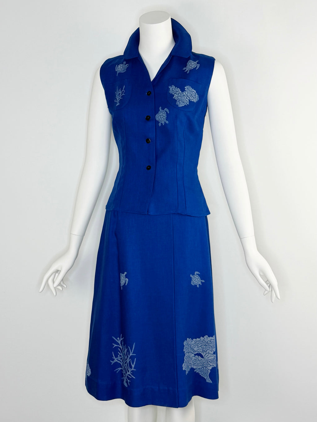 1950s matching seaside three piece ensemble