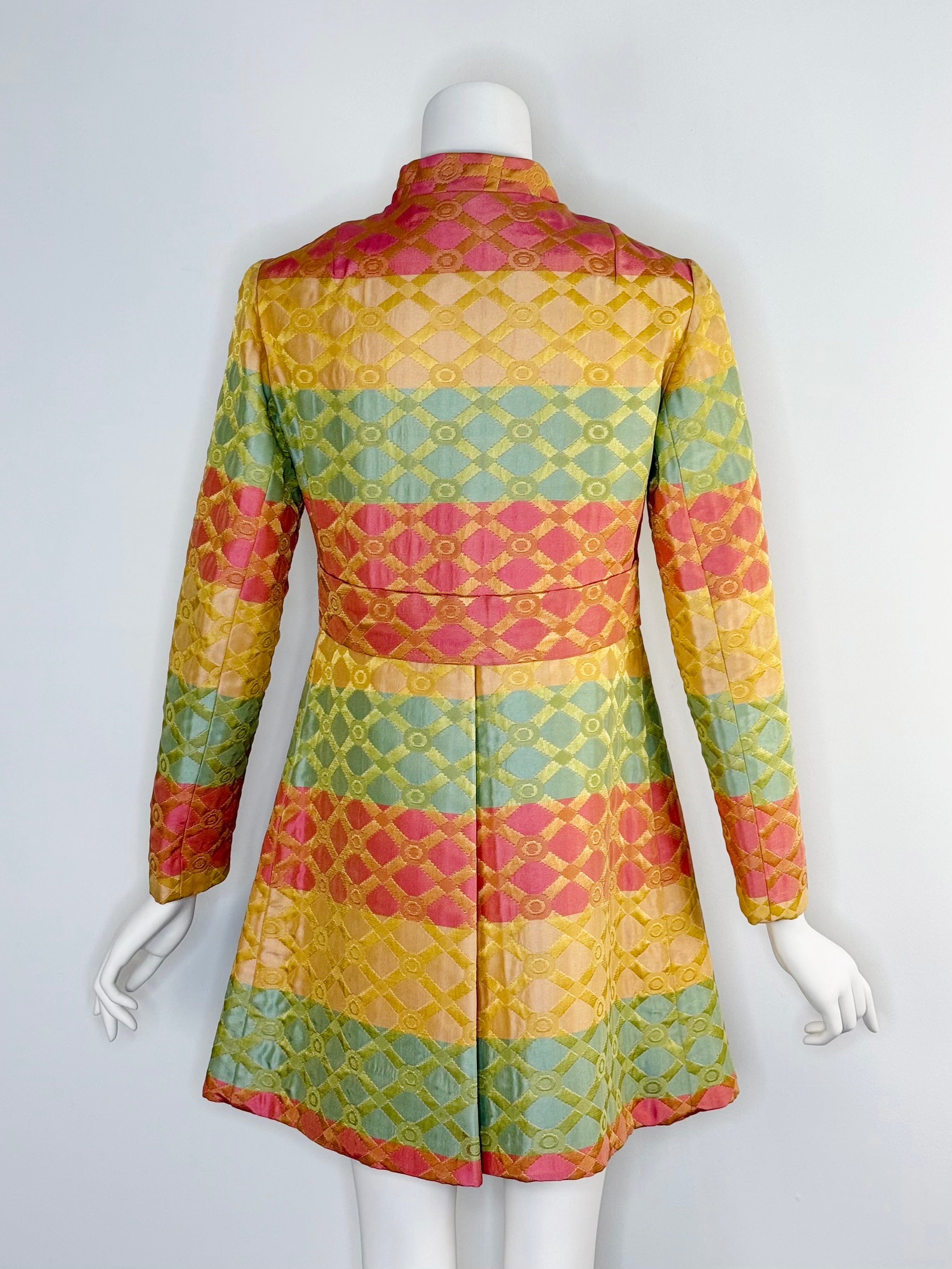 1960s Brocade dress by Brenner Couture