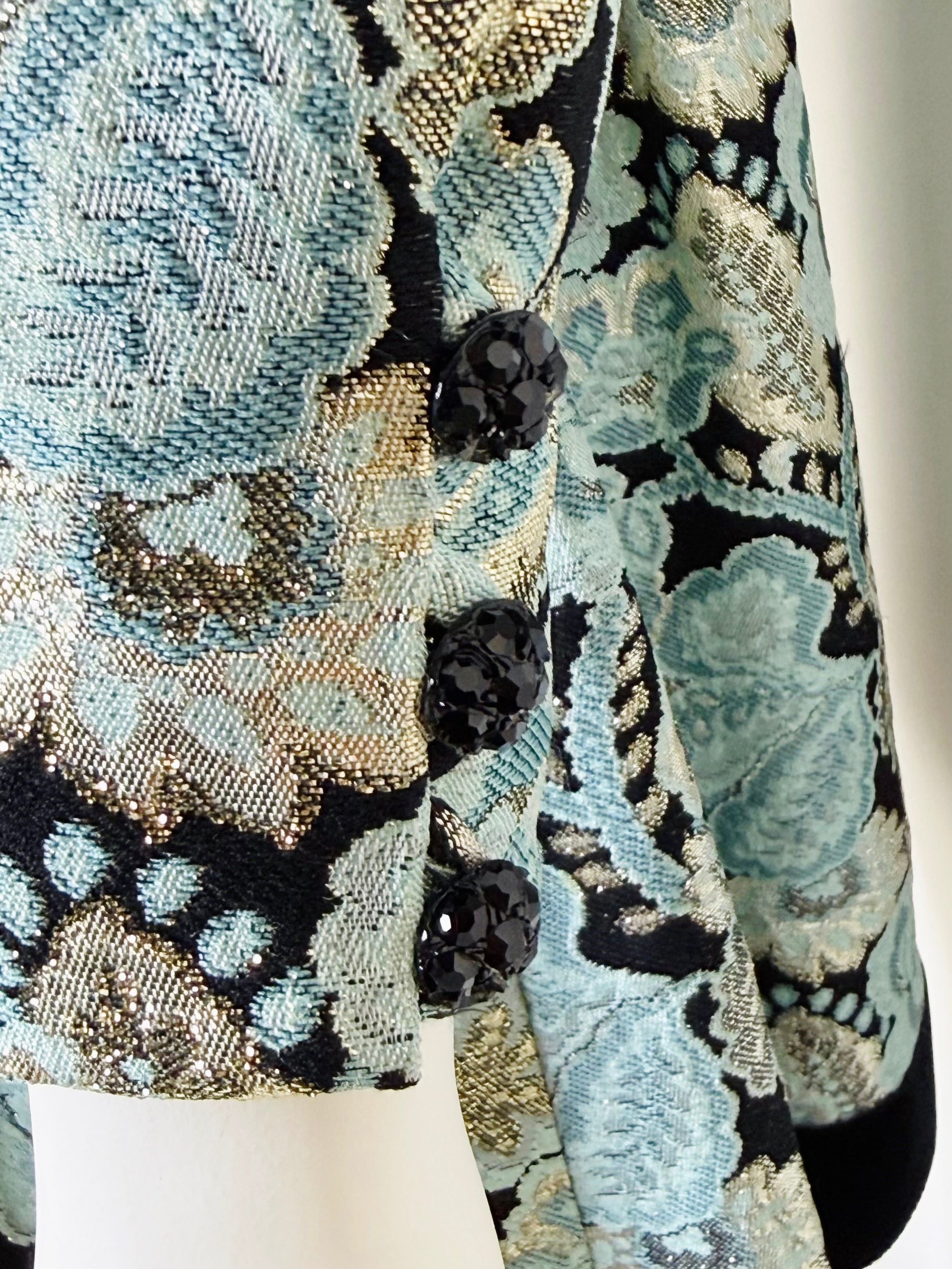 1960s brocade dress by Adele Simpson
