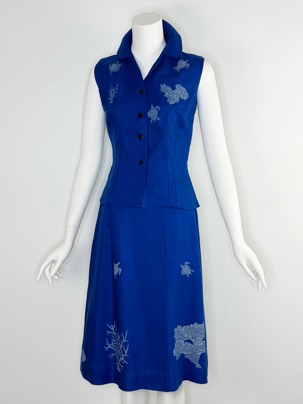 1950s matching seaside three piece ensemble